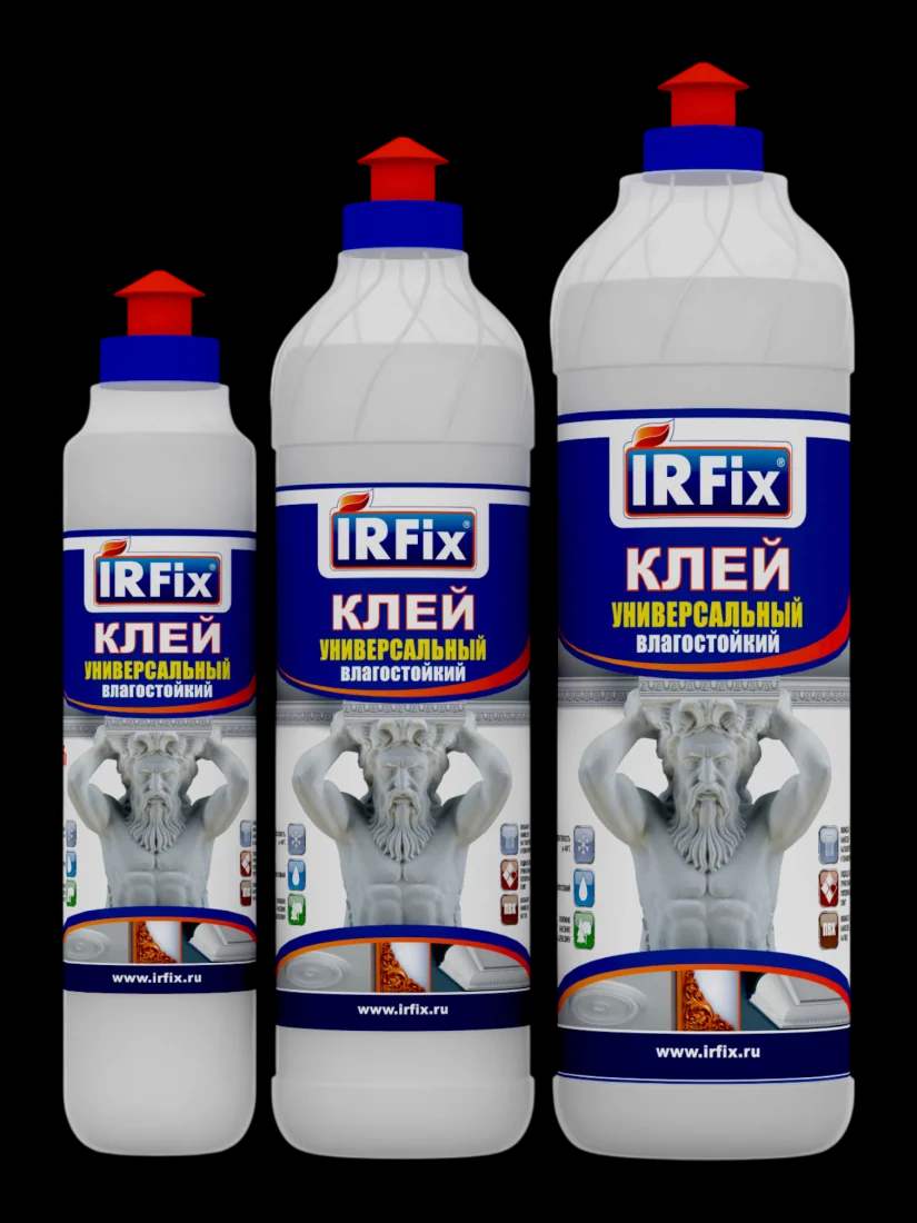 Клей универсальный влагостойкий 1 л Бесцветный арт. 20037 2