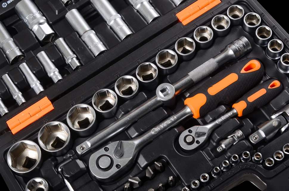 Набор инструментов, 1/2", 1/4", CrV, в кейсе 108 предметов 3