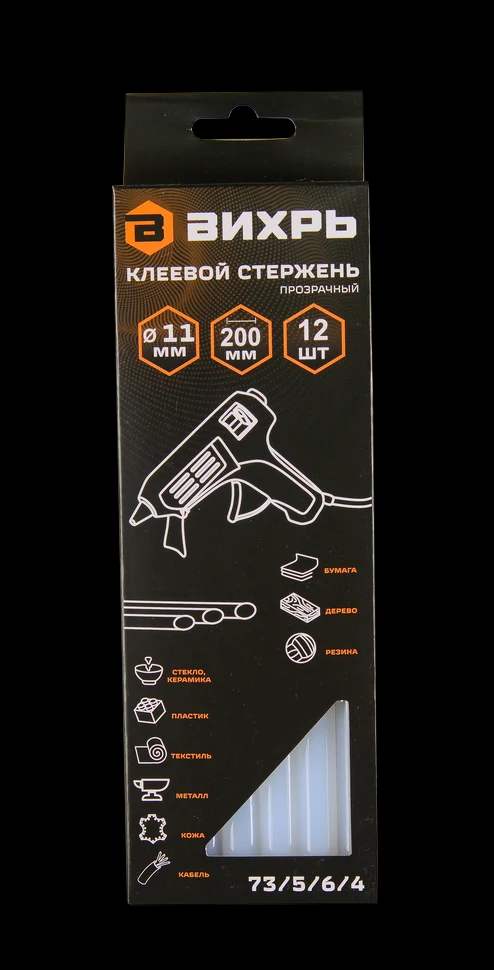 Клеевой стержень 11x200 мм, 12 шт 1