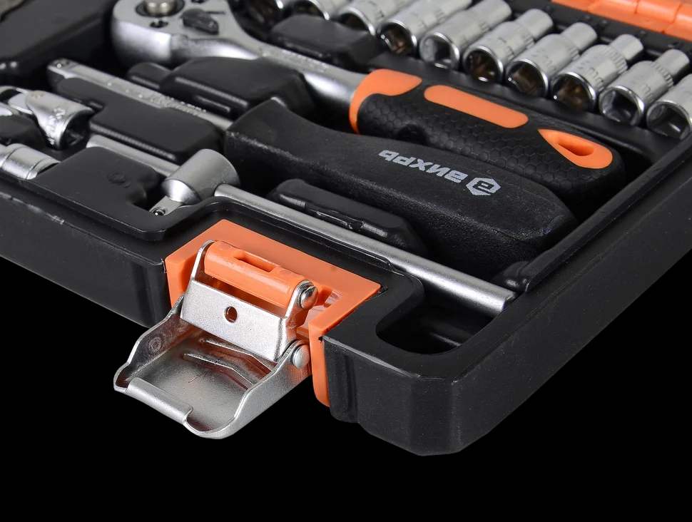 Набор инструментов, 1/4" , CrV, пластиковый кейс 29 предм 3