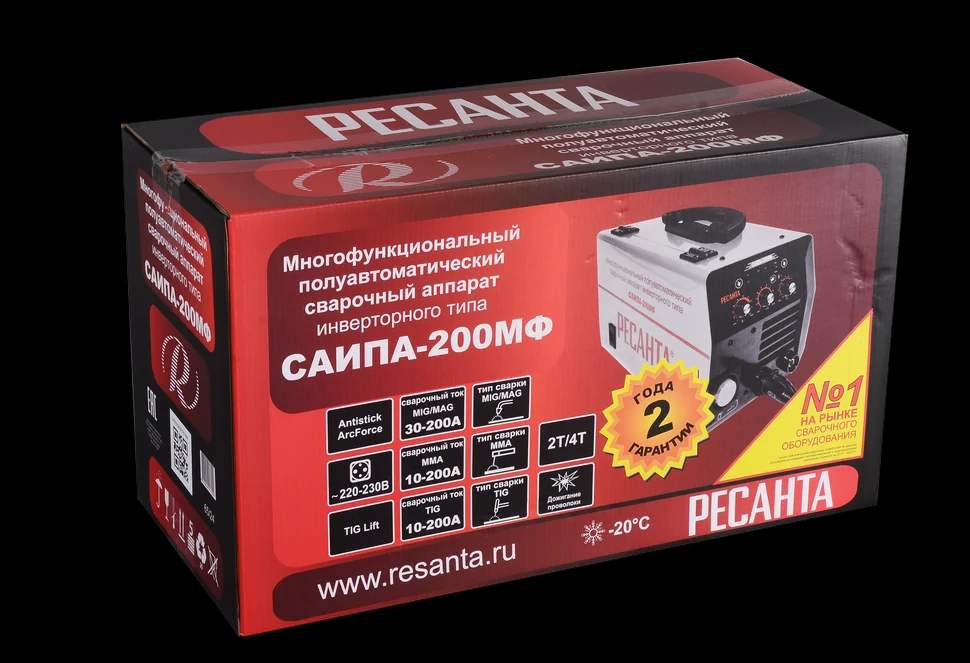 Сварочный полуавтомат многофункциональный САИПА-200МФ (MIG/MAG/TIG) 8