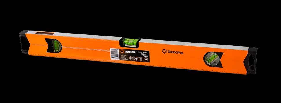 Уровень алюминиевый «Магнитный» 600мм 3 глазка фрезерованный 2