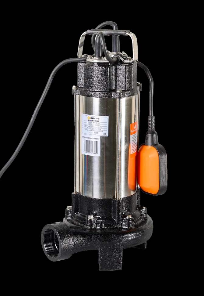 Фекальный насос ФН-2200Л с измельчителем 1