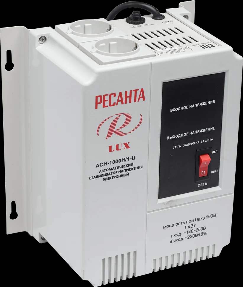 Стабилизатор напряжения серии LUX АСН-1000Н/1-Ц 3