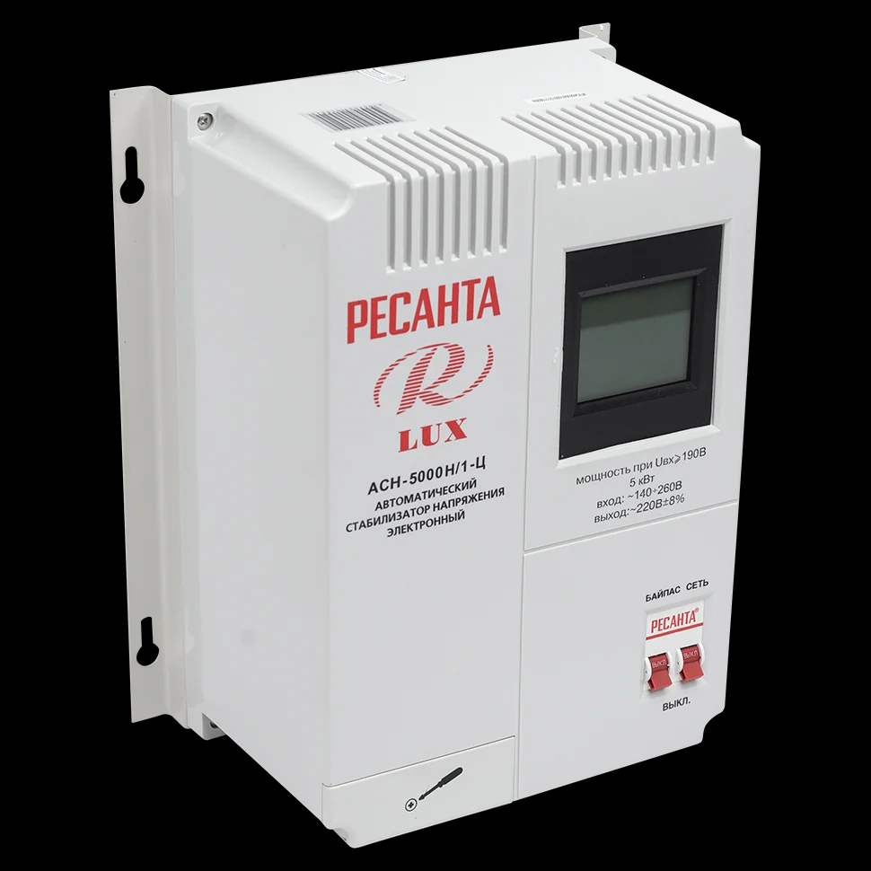 Стабилизатор напряжения серии LUX АСН-5000Н/1-Ц 3