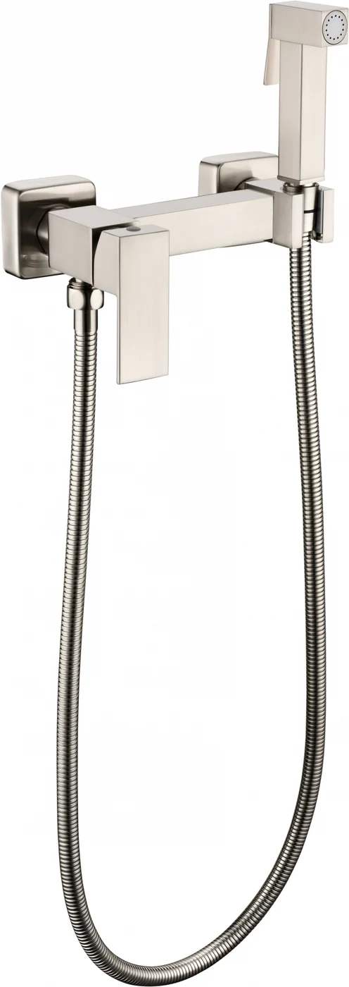 Смеситель с гигиеническим душем GB101N Никель 1