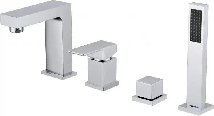 Смеситель на борт ванны Groсenberg GB6008-1 Хром 1