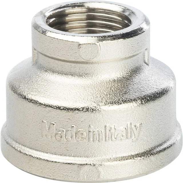 Муфта переходная 1"-1/2" никель