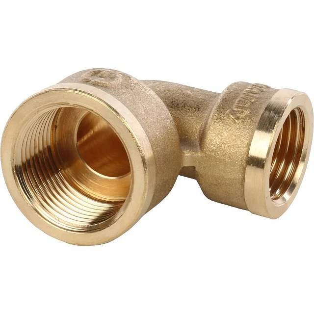 Уголок переходной 3/4"г- 1/2"г латунь
