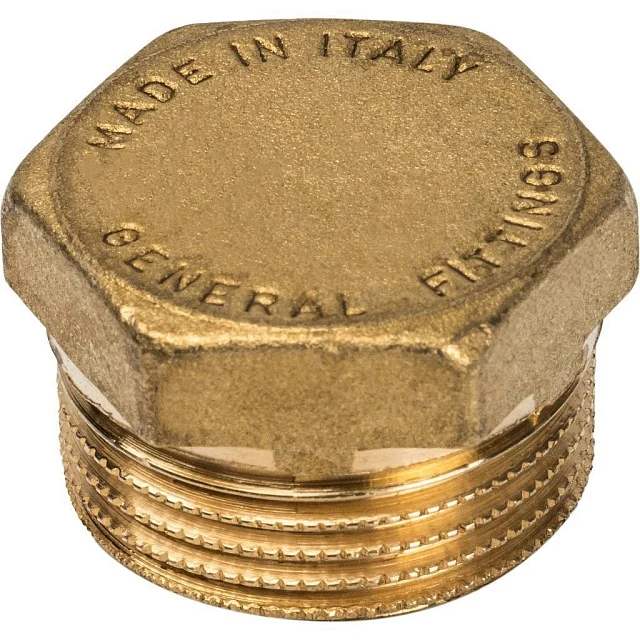 Заглушка 3/4" нар латунь