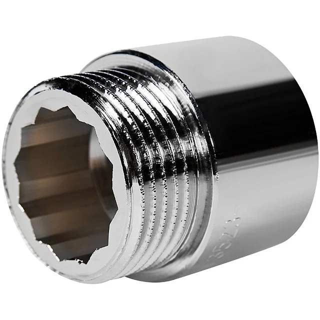 Удлинительная гайка 1" x 20мм хром.