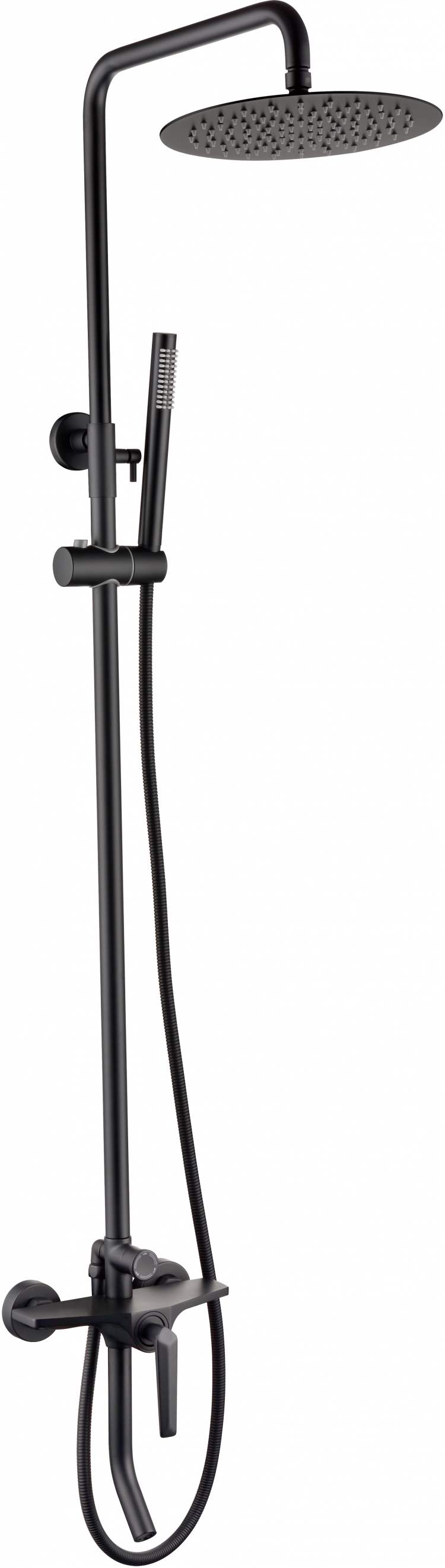 Душевая система GB7025BL Чёрный матовый 1