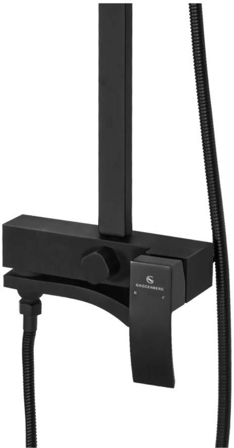 Душевая система GB7007-1 Черный матовый 4