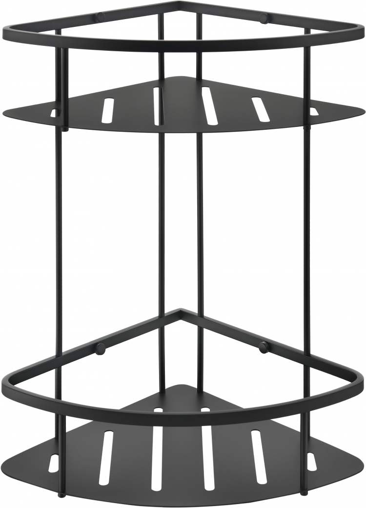 Полка корзина угловая AC0075BL Черный матовый 1
