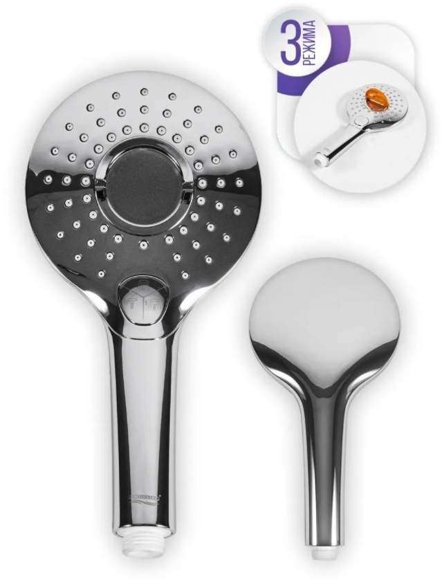 Лейка душевая (3 режима) GB33107 Хром 2