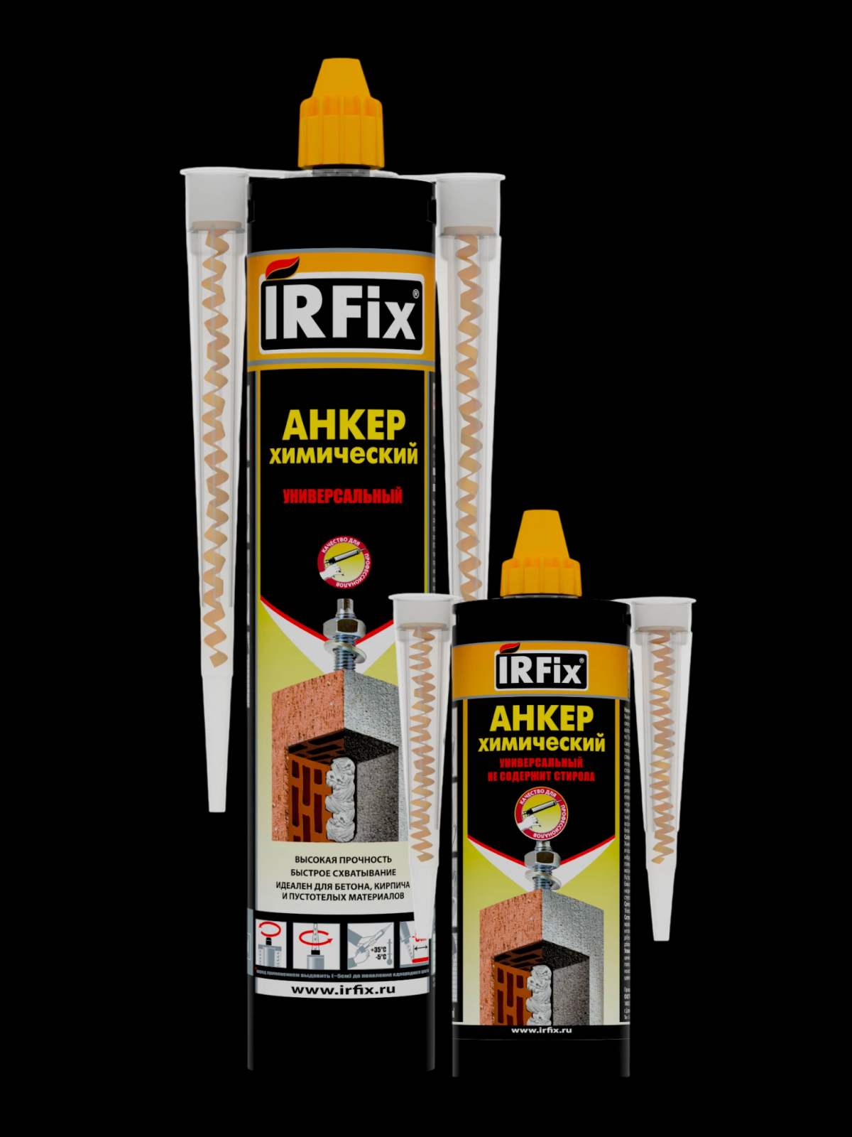 IRFix PESF Химический анкер универсальный на основе полиэфирной смолы 300мл арт. 20030
