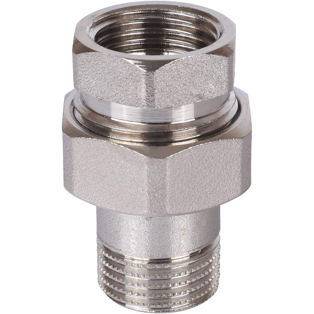 Муфта американка ВН 1/2 " никель