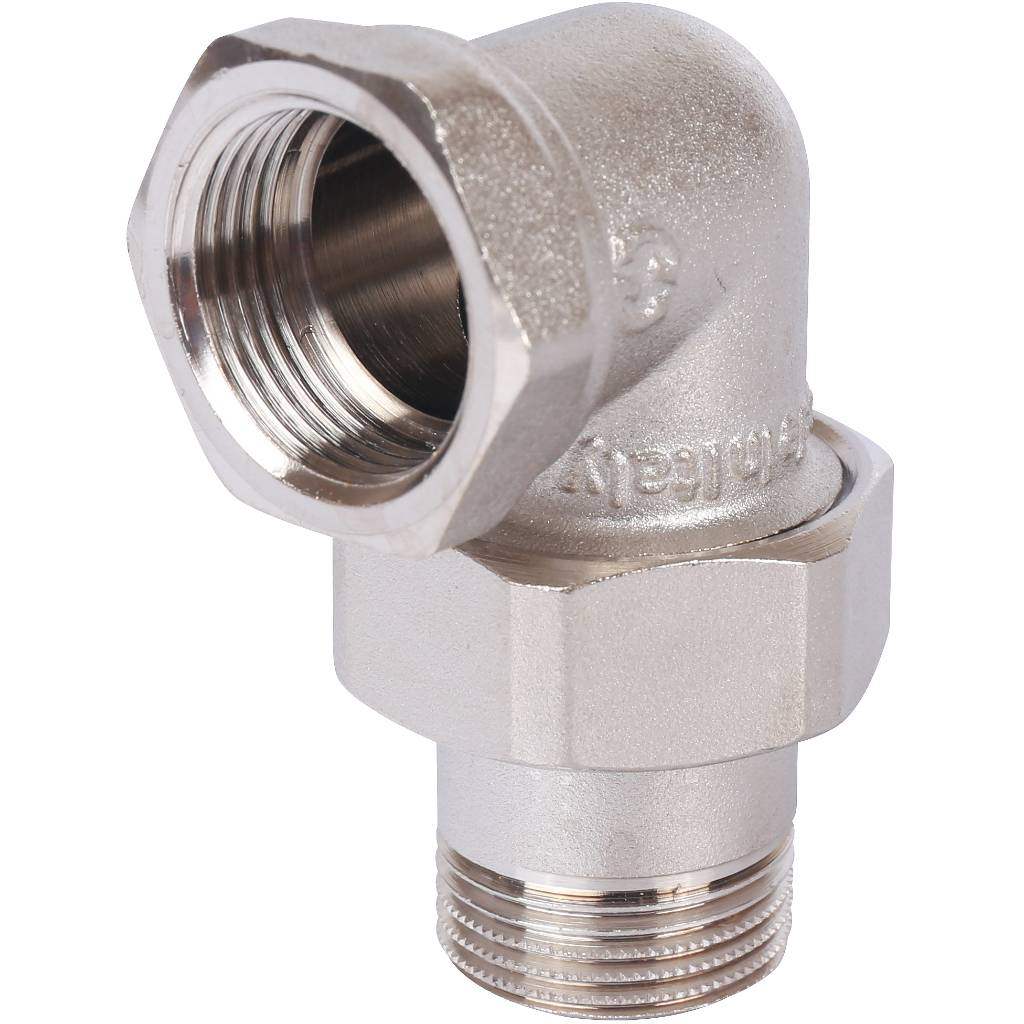 Муфта американка угловое ВН 3/4 " никель