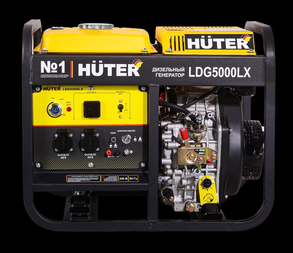Электрогенератор дизельный LDG 5000LX - фото 2