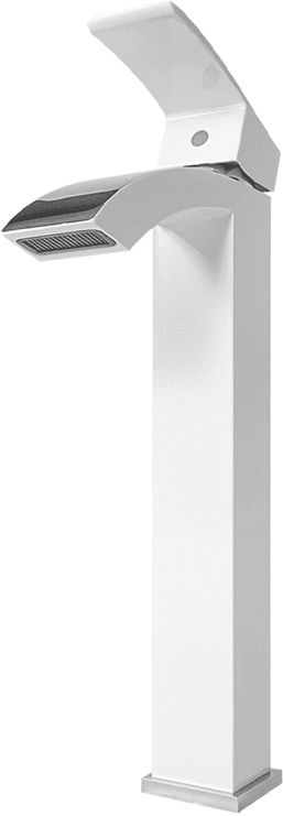 Cмеситель для раковины GB3007 Белый хром - фото 2
