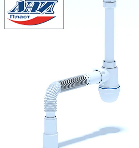 Сифон АНИ 1 1/4"*40 с гибкой трубой 40*40/50 - фото 1