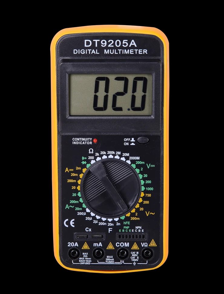 Мультиметр DT9205A - фото 2