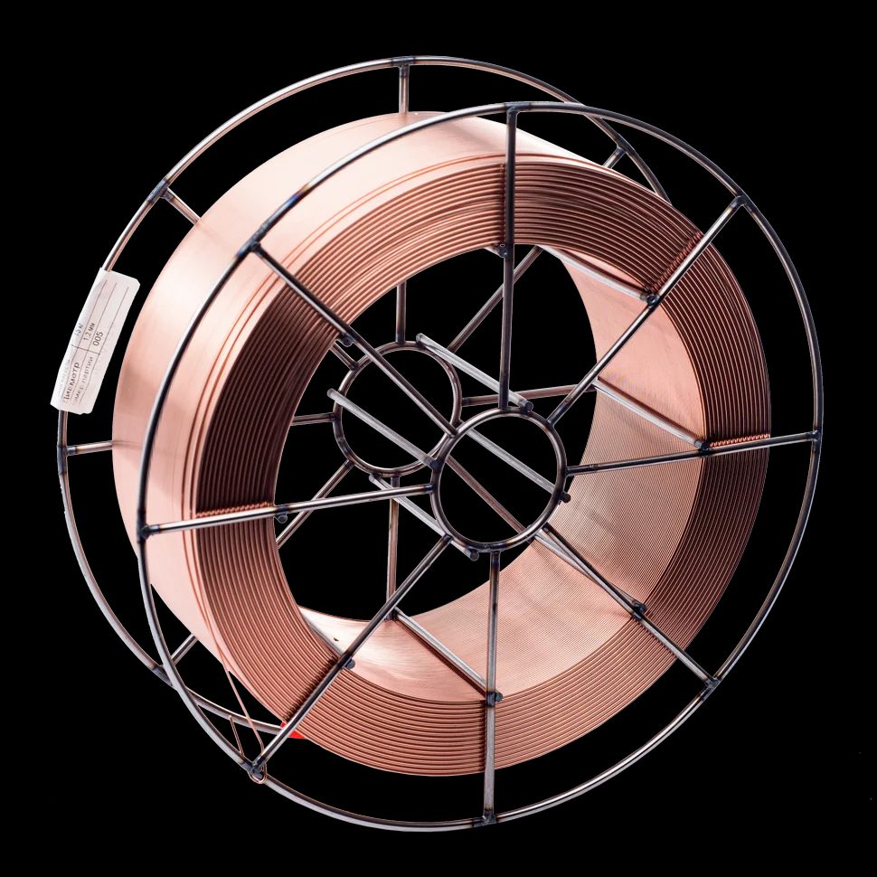 Сварочная проволока СВ-08Г2С-О, Ф1,2 мм Катушка 15кг - фото 1