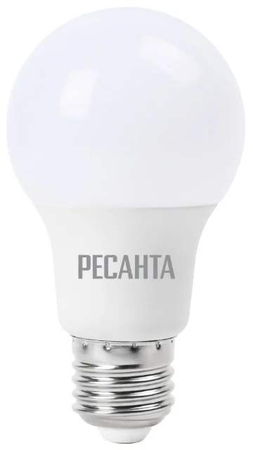 Лампа светодиодная LL-R-A60-9W-230-3K-E27