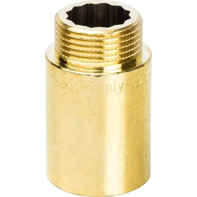 Удлинительная гайка 3/4" х 40мм (латунь) - фото 1