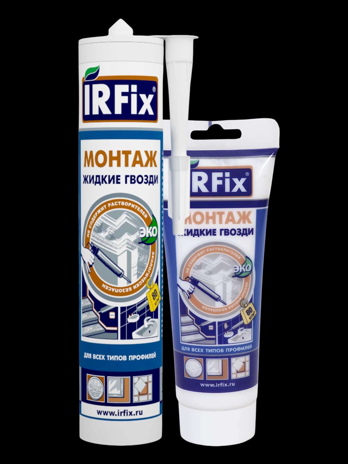 IRFix Монтаж Клей монтажный 250мл белый арт. 20007