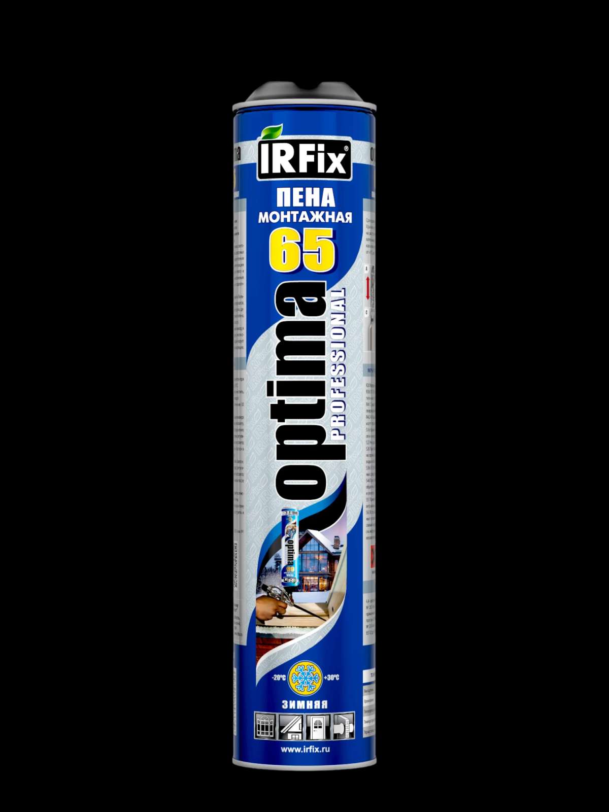 IRFix OPTIMA Пена монтажная профессиональная зимняя 800мл