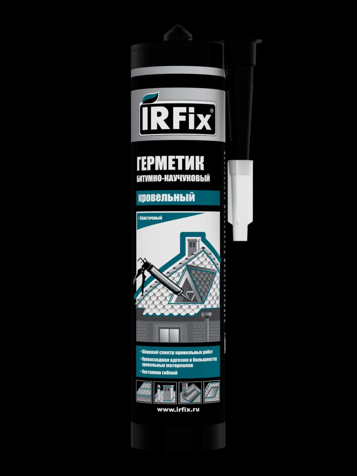 IRFix КРОВЕЛЬНЫЙ Герметик битумно-каучуковый для кровли