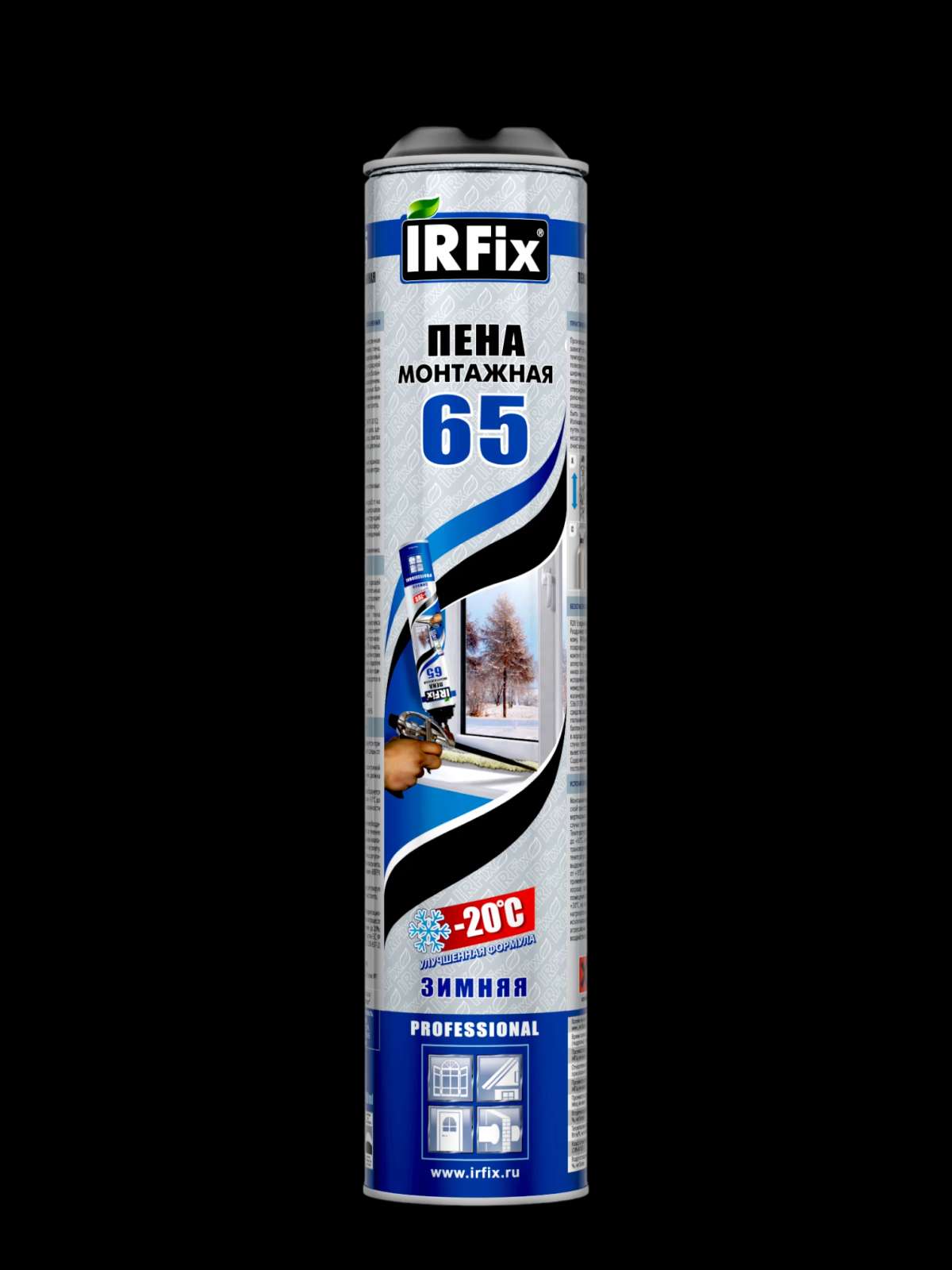 IRFix 65 Пена монтажная профессиональная зимняя 850мл