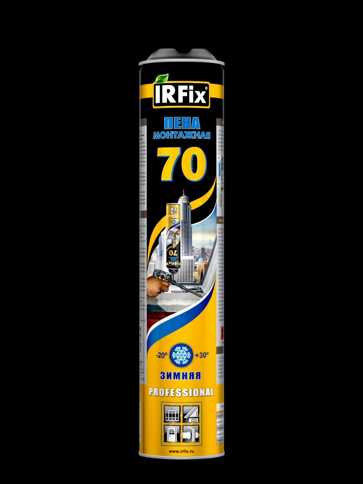 IRFix 70 Пена монтажная профессиональная зимняя 880мл