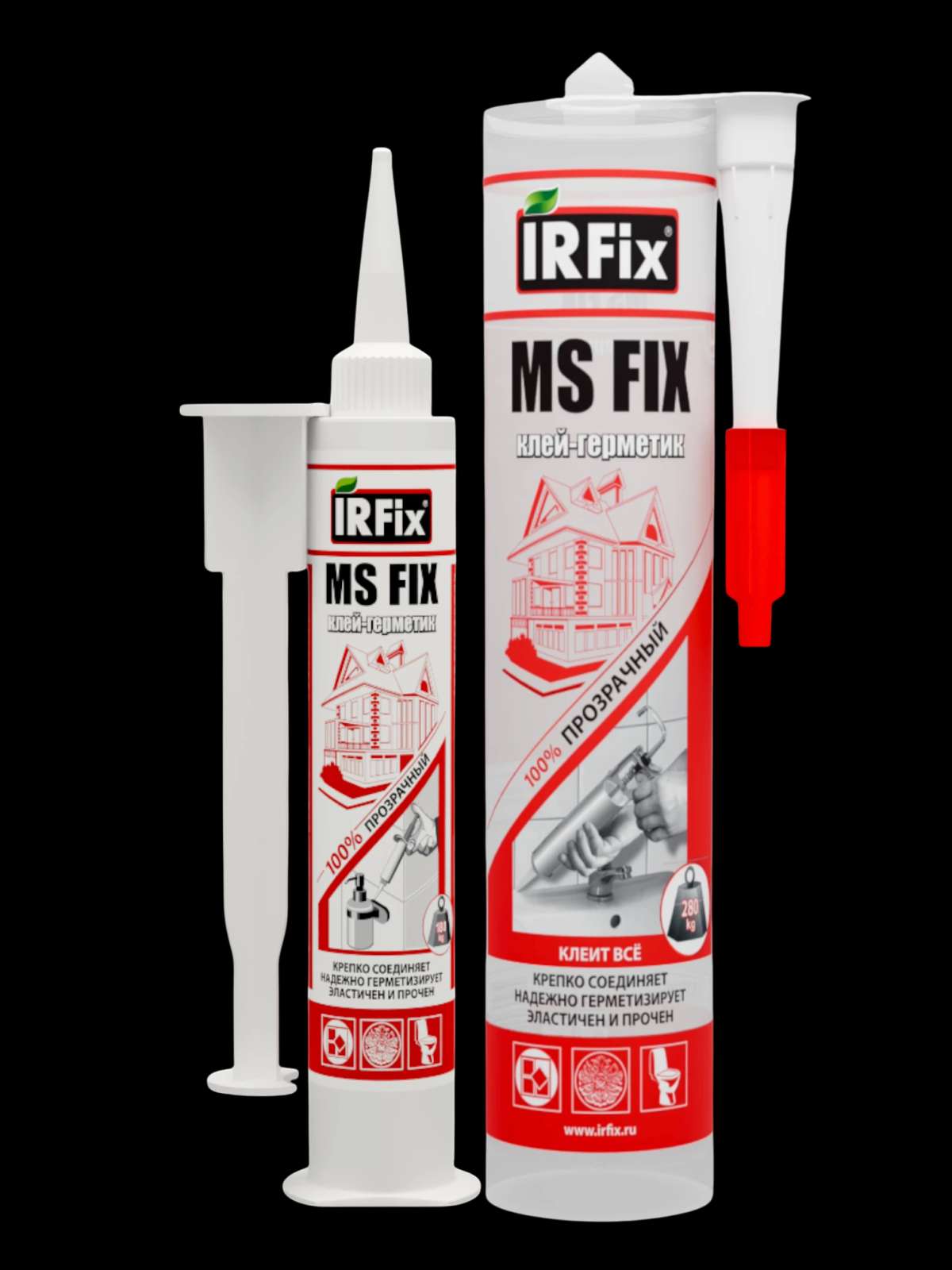 IRFix MS Fix Клей-герметик на гибридной основе 310мл Бесцветный арт. 20186