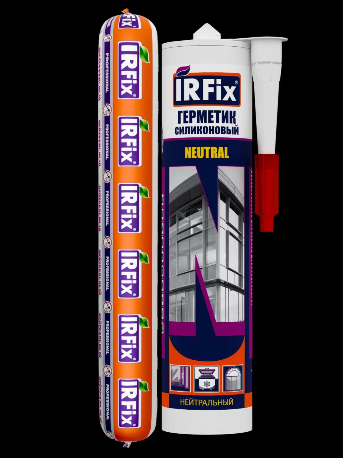 IRFix Neutral Герметик силиконовый нейтральный 310мл Бесцветный арт. 20048