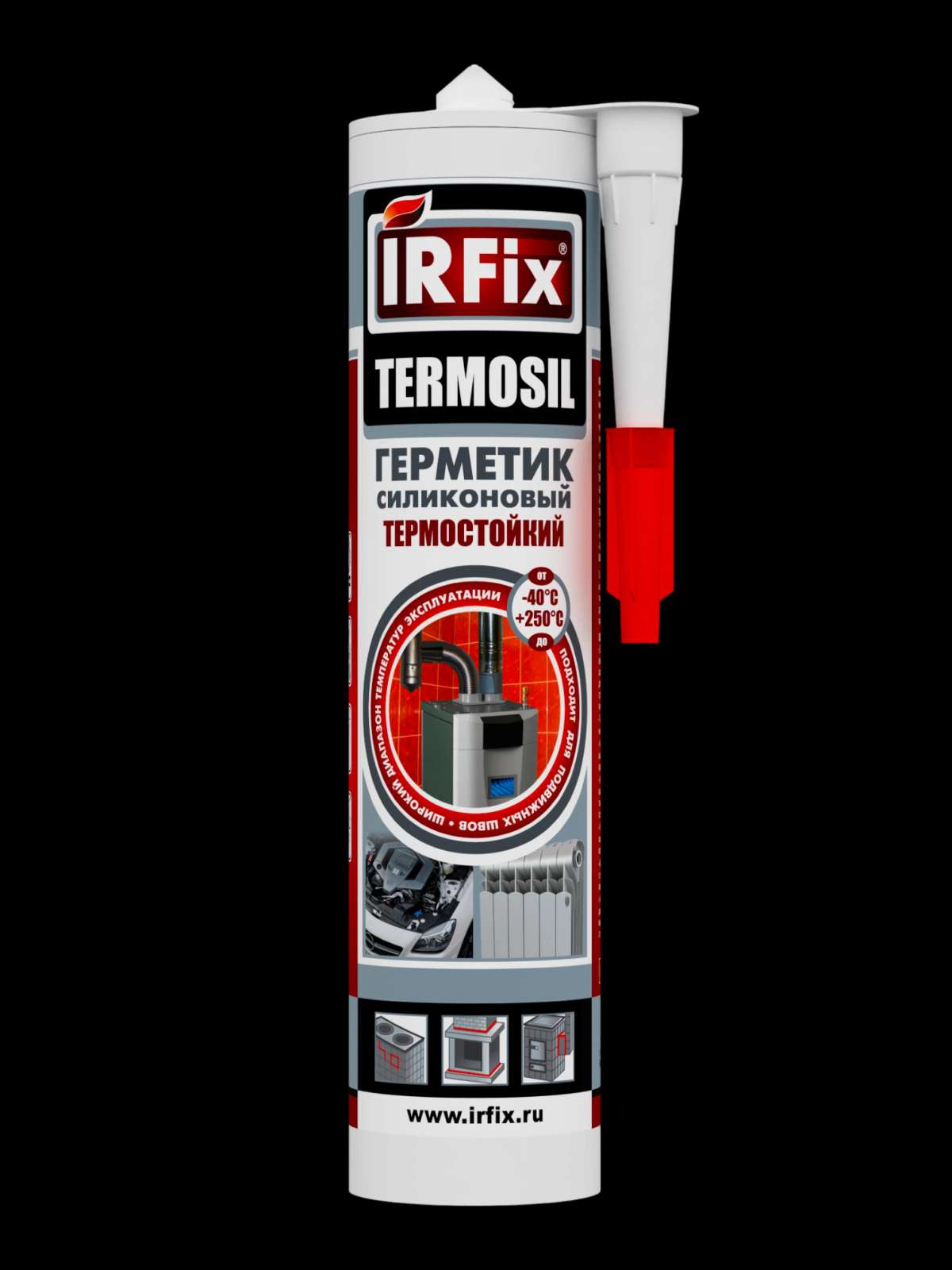 IRFix TERMOSIL Герметик силиконовый термостойкий
