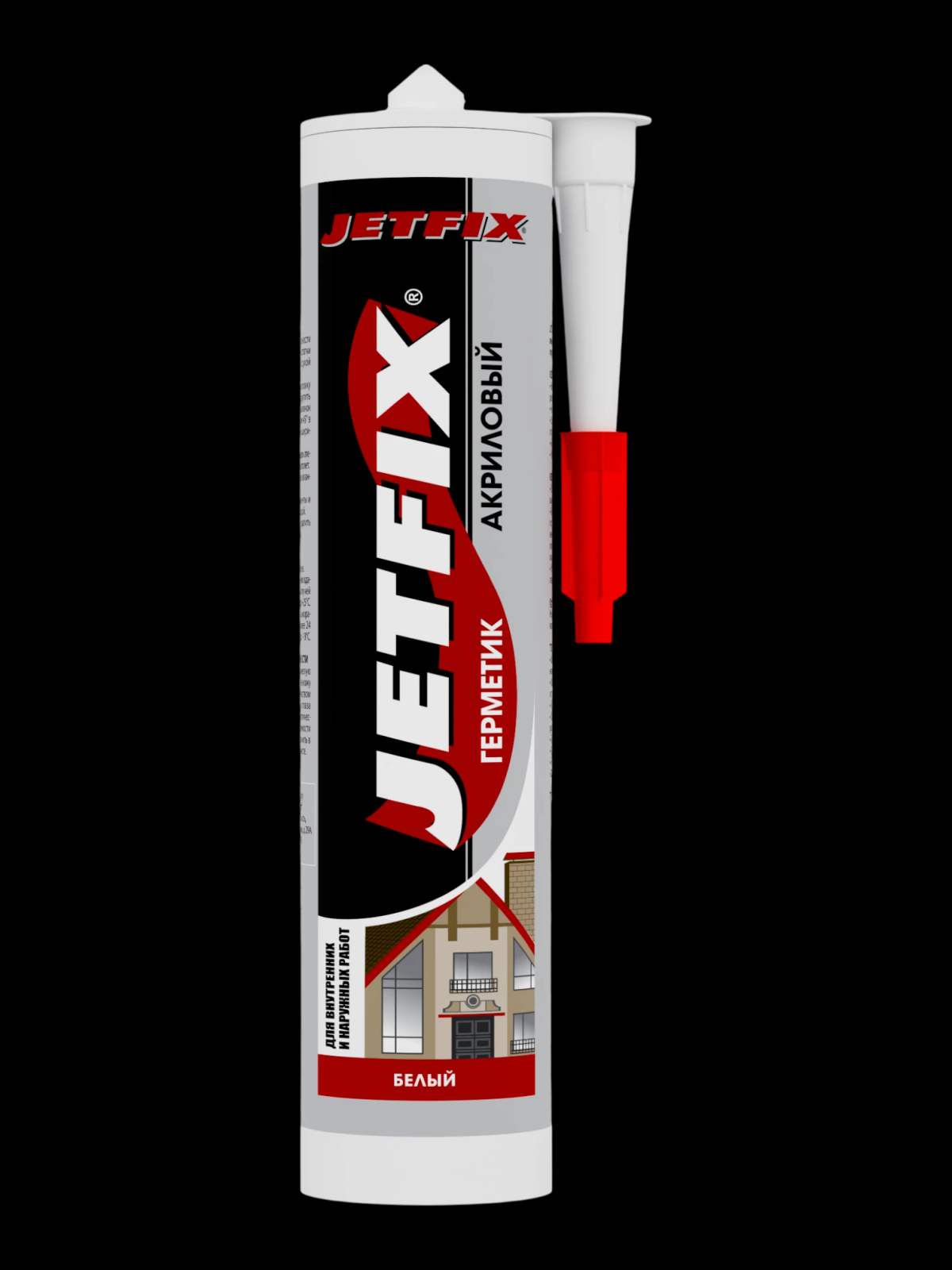 JETFIX АКРИЛ Герметик акриловый универсальный 310мл