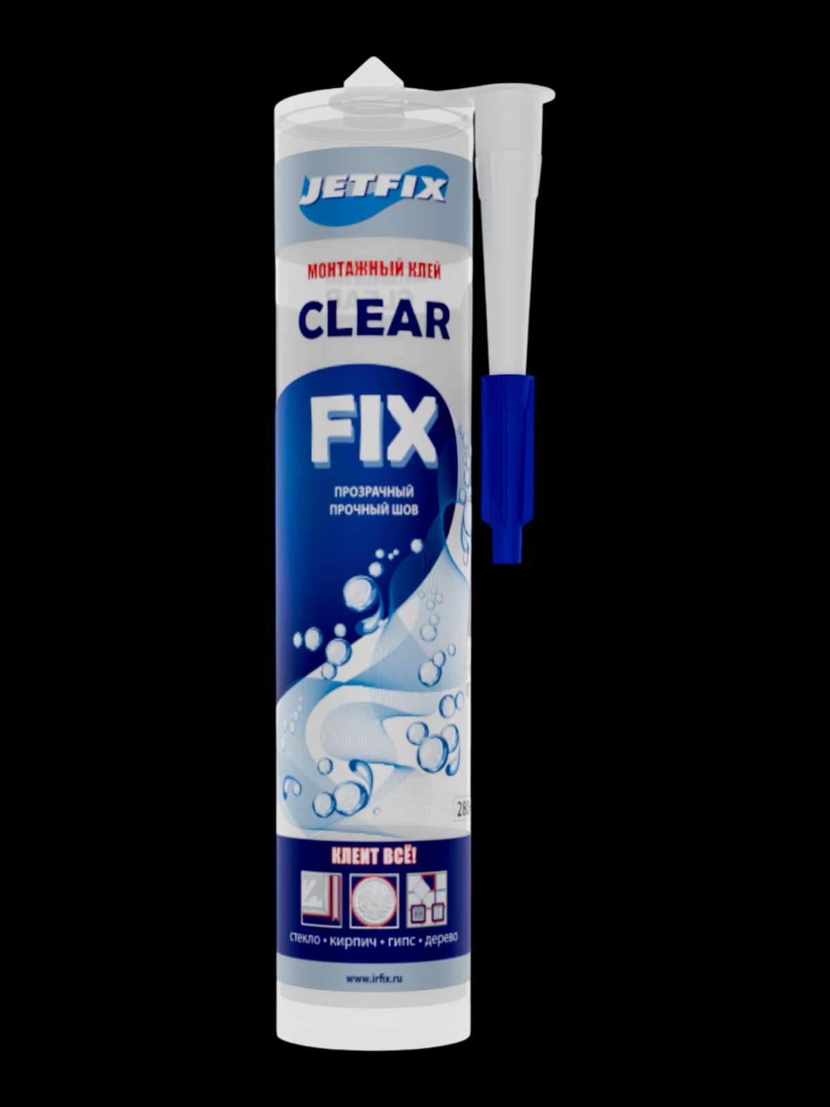 JETFIX CLEAR FIX Клей-герметик на гибридной основе