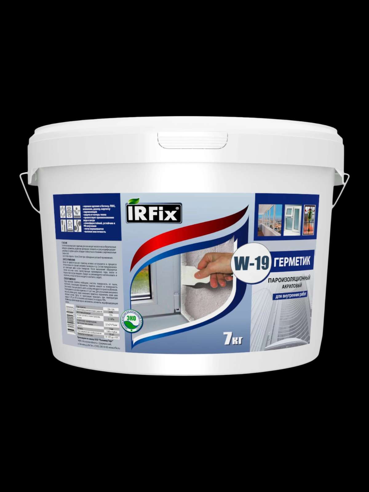 IRFix W19 Герметик акриловый пароизоляционный для внутренних работ