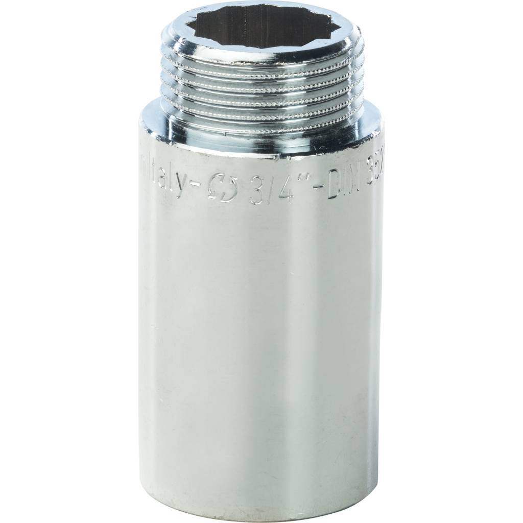 Удлинительная гайка 3/4" х 50мм хром.